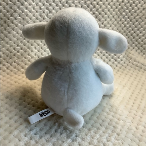 Creature Comforts Plush Lamb Stuffed Animal Embroidered Eyes Toy - Picture 5 of 13
